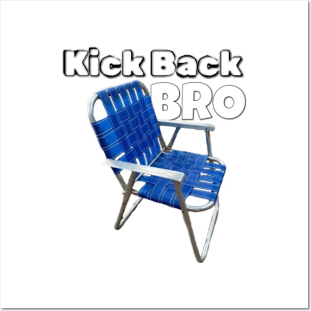 Kick Back Bro Retro Lawn Chair Vintage Metal Lawn Chair